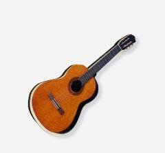 Ahşap Gitar Rozet