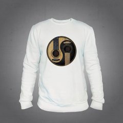 Gitar Sweatshirt Ekru L