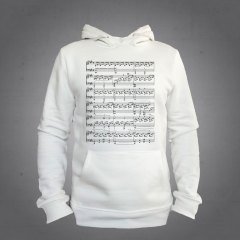 Nota Kapüşonlu Sweatshirt Ekru