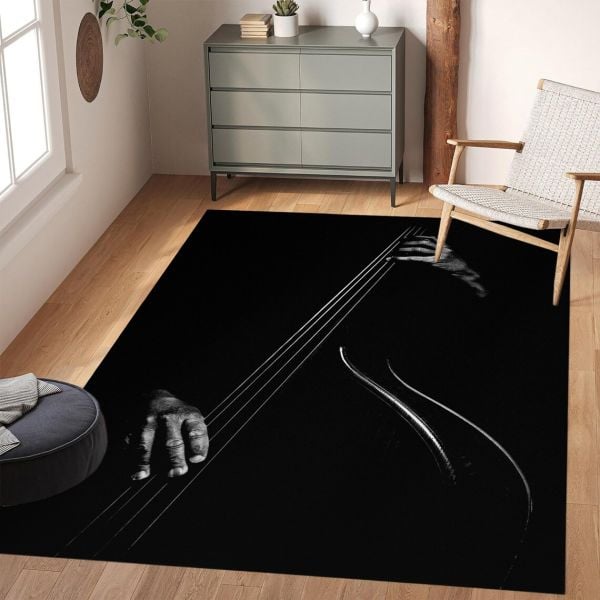 Violin Çello Desen Müzik Müzisyen Halı
