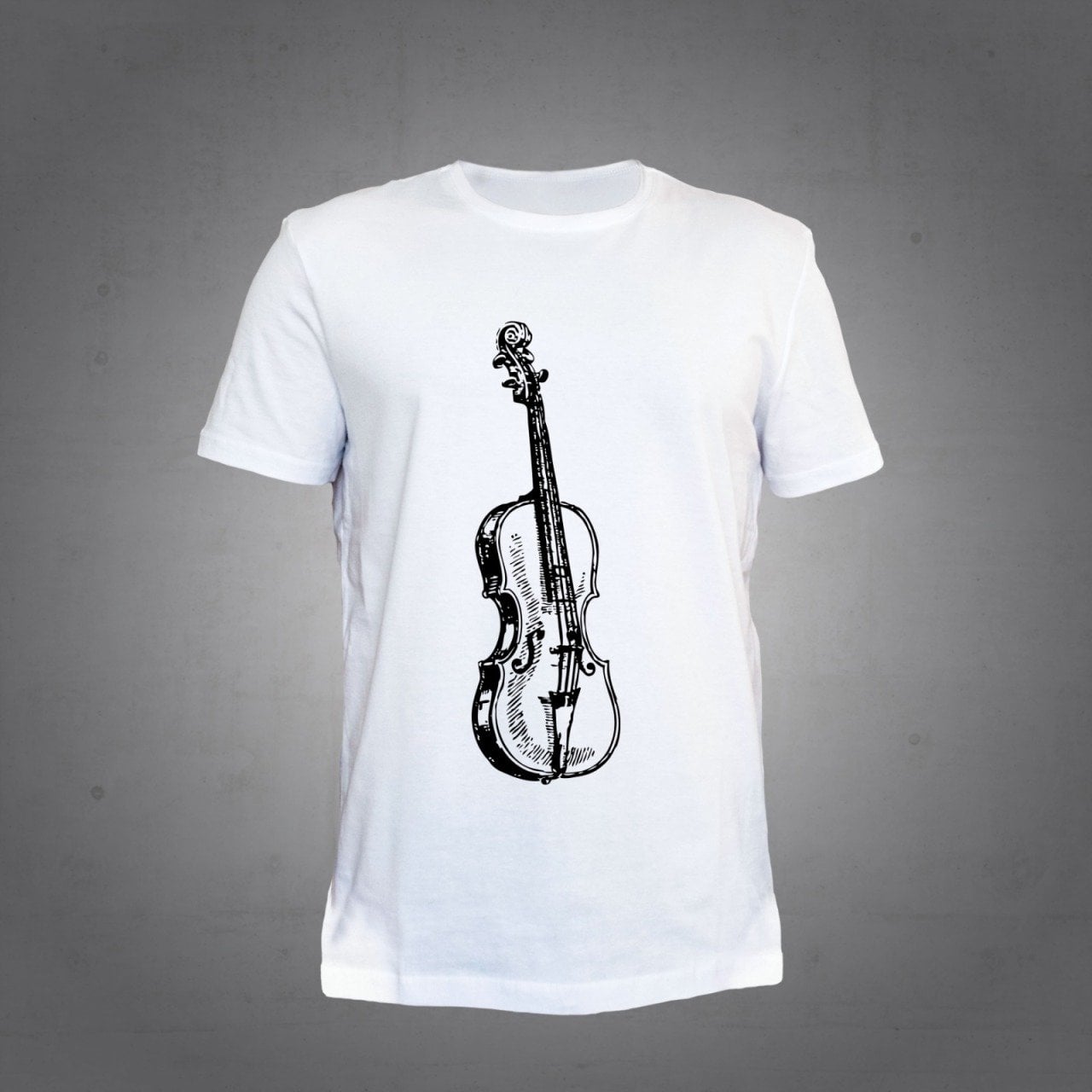 Keman Beyaz Tshirt L