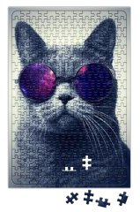 Gözlüklü Kedi Cats Puzzle 240 Parça Yapboz