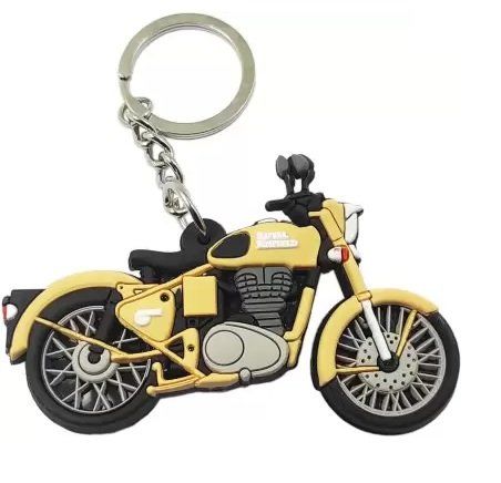 Royal Sarı Motorsiklet veya Çanta Süsü Hediye