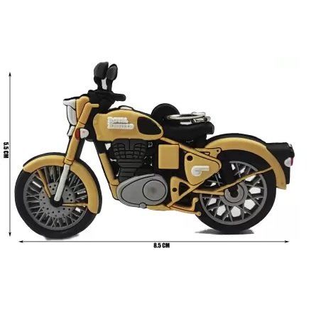 Royal Sarı Motorsiklet veya Çanta Süsü Hediye