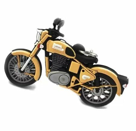 Royal Sarı Motorsiklet veya Çanta Süsü Hediye