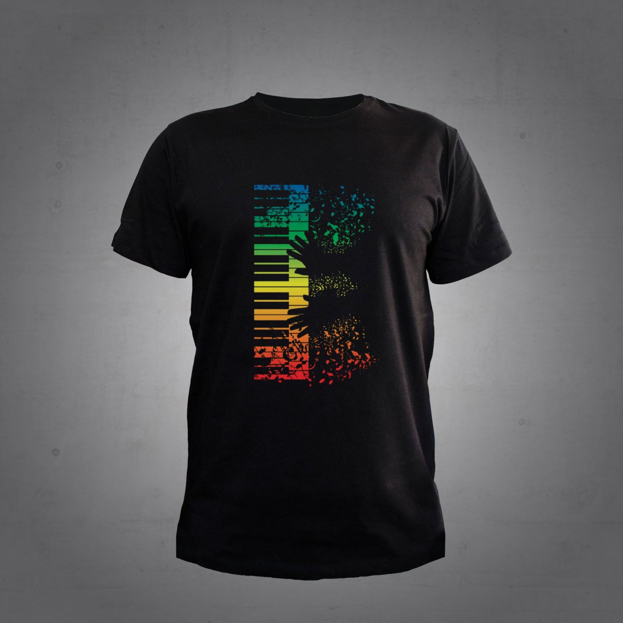 Piyano Siyah Tshirt L