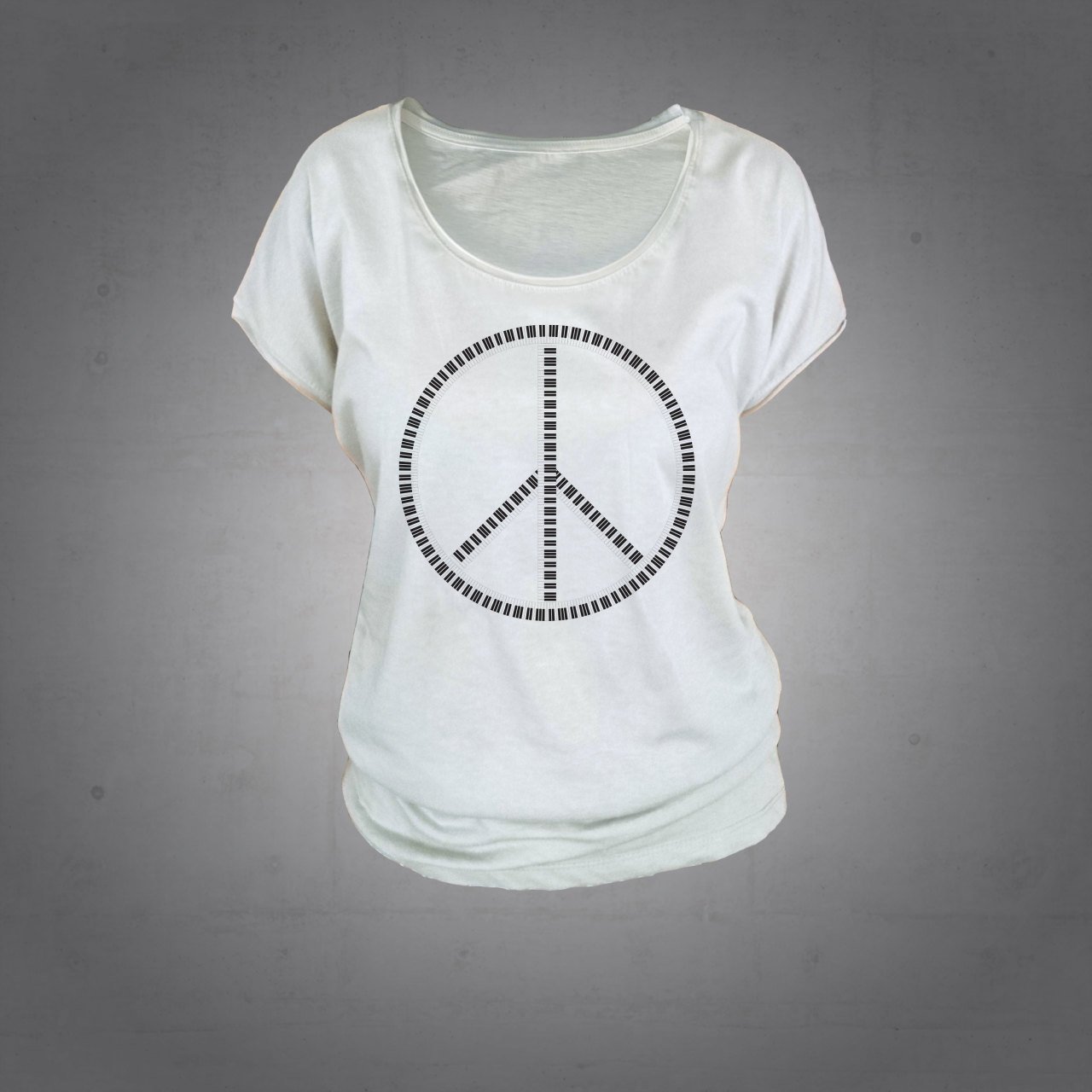 Barış Simgesi Tshirt Kadın L