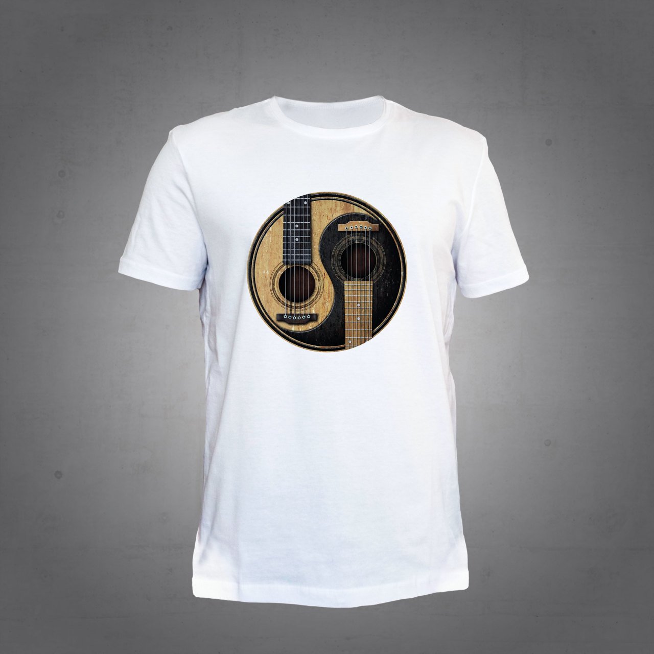 Gitar Tshirt Ekru
