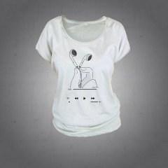 Kulaklık Tshirt Kadın