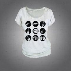 Enstrüman Tshirt Kadın