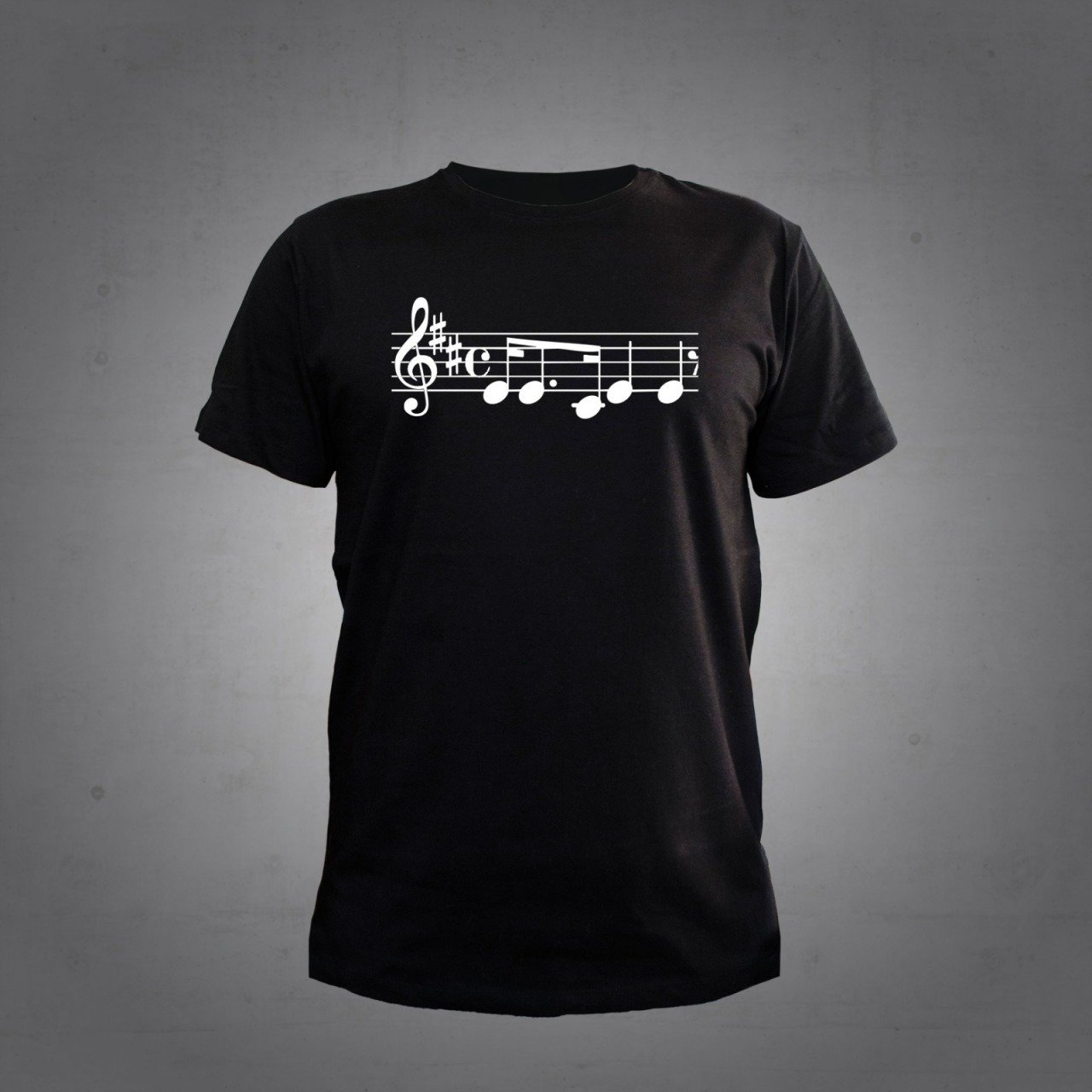 Notalar Siyah Tshirt