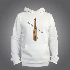 Kemençe kapüşonlu Sweatshirt