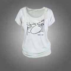 Bateri Tshirt Kadın