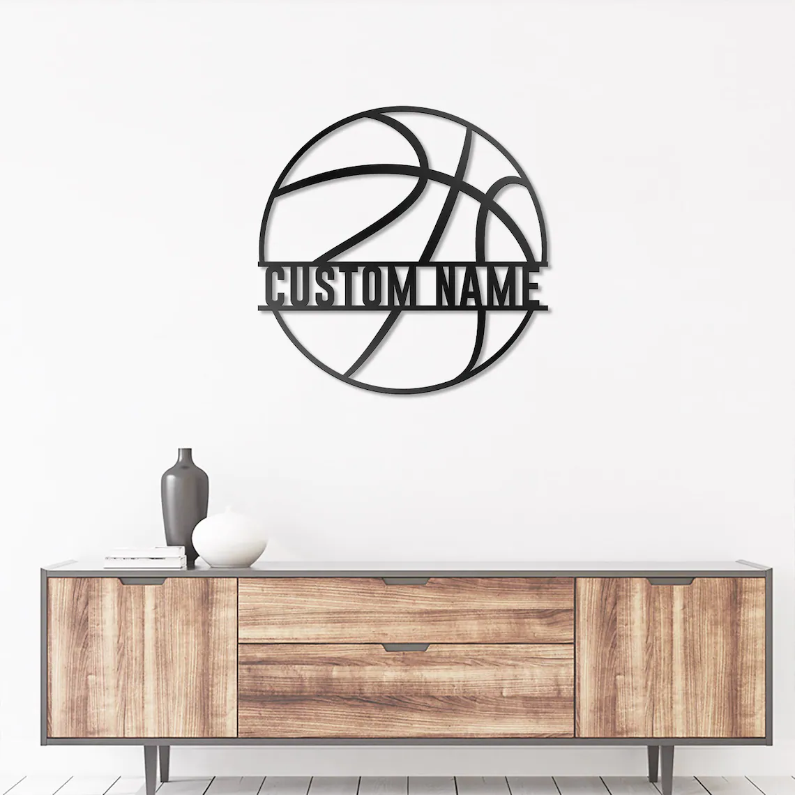 Basketbol Topu Duvar Dekoru
