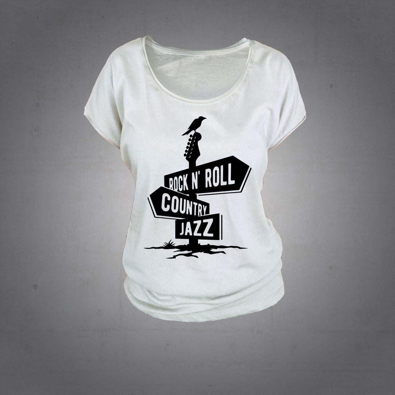 Rock N Roll Tshirt Kadın