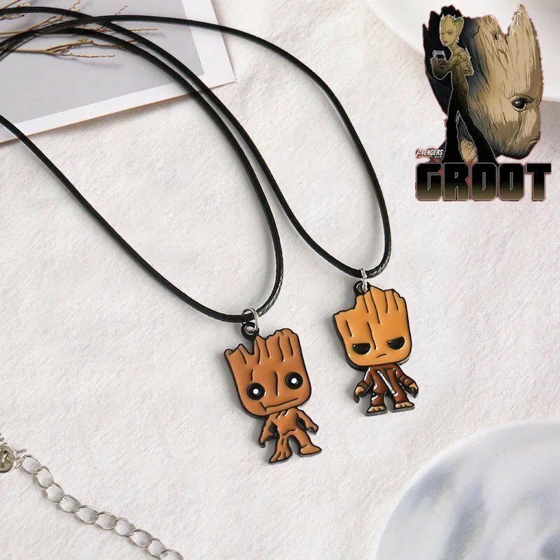 Groot best friends arkadaşlık ikili kolye çift kolye