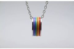 Gökkuşağı Rainbow Yüzük Kolye