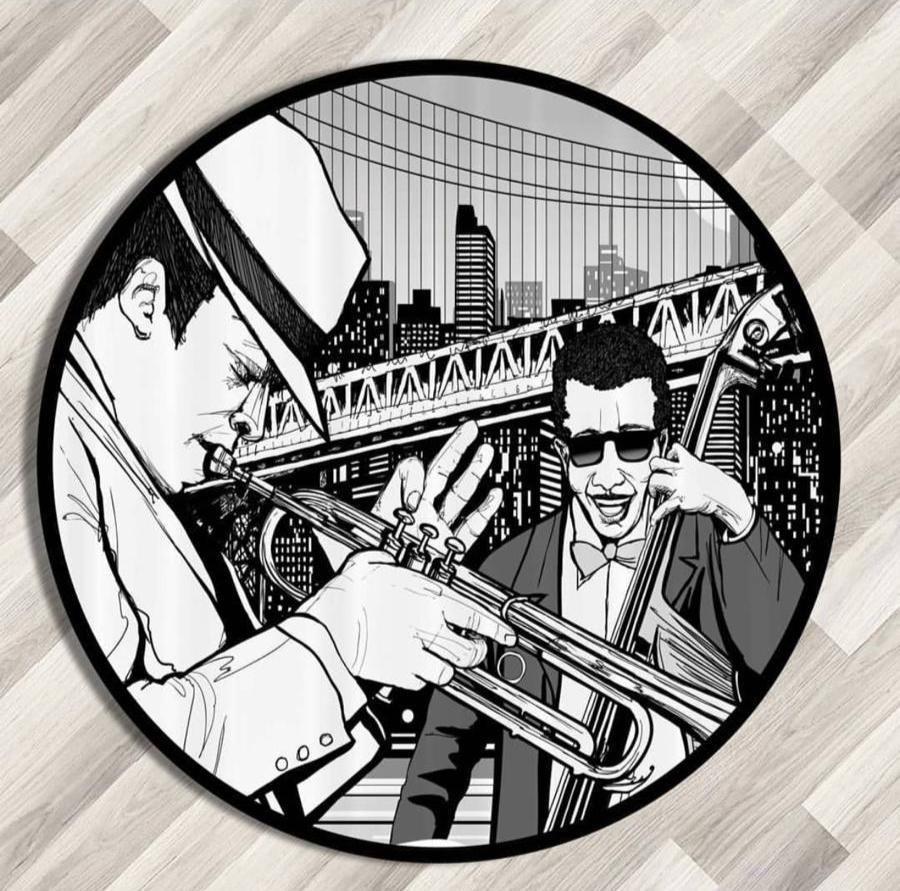 Jazz Saksafon Yuvarlak Halımız