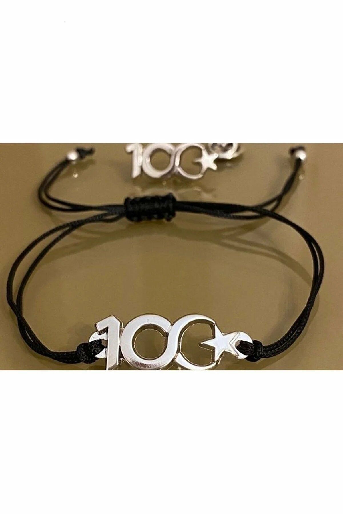 100. Yıl (Yüzüncü Yıl Bileklik ) Asansör ipli Bileklik Gümüş 12 adet