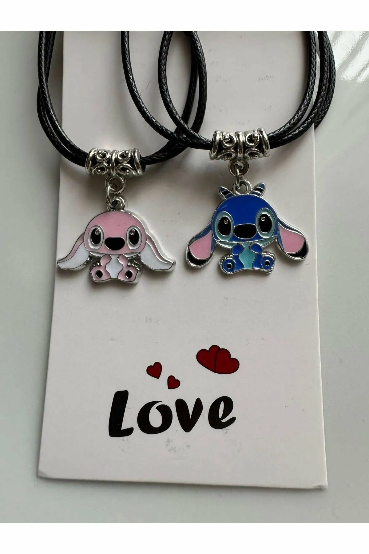 Stitch İkili Kolye Hediyelik Best Friends Çift Kolye 2 adet