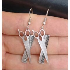 Makas Tarak Tasarım Küpe