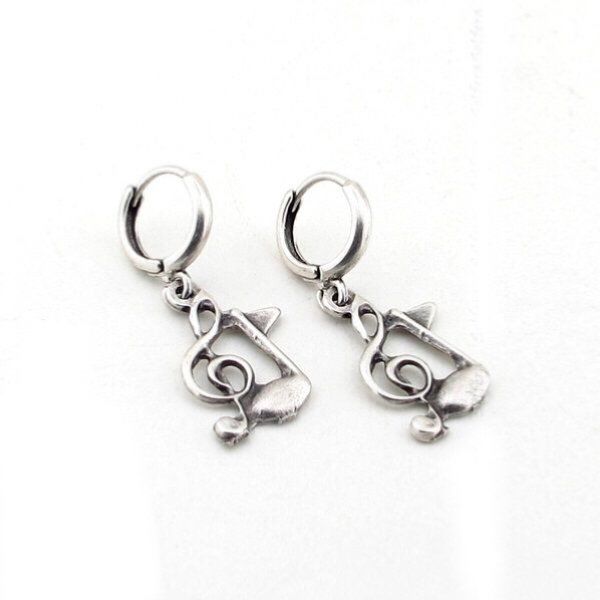 Sol Anahtar Nota Küpe