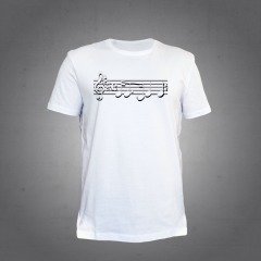 Notalar Beyaz Tshirt L