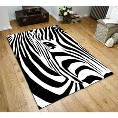 Zebra Desenli Salon Halısı