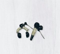 Mikrofon Kulaklık Küpe