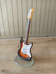 Elektro Gitar Cam Biblo Hediyelik