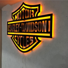 Harley Davıdson Duvar Dekoru