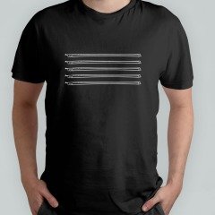 Keman Yayı 5li Siyah Tshirt Unisex