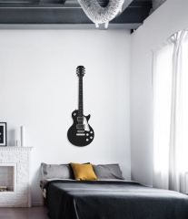 Bas Gitar Duvar Dekoru Işıklı