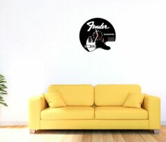 Fender Ahşap Duvar Saati