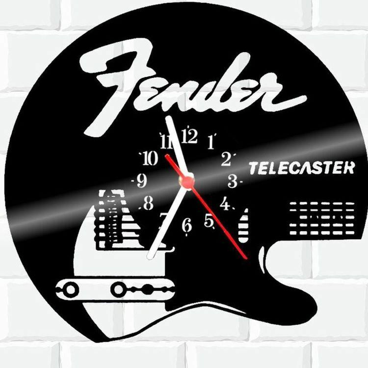 Fender Ahşap Duvar Saati