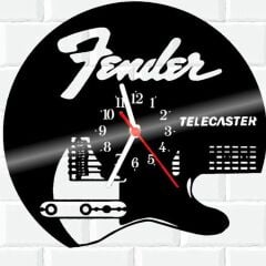 Fender Ahşap Duvar Saati