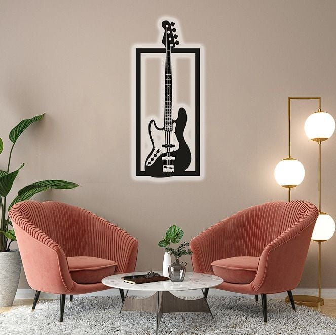 Bas Gitar Duvar Dekoru