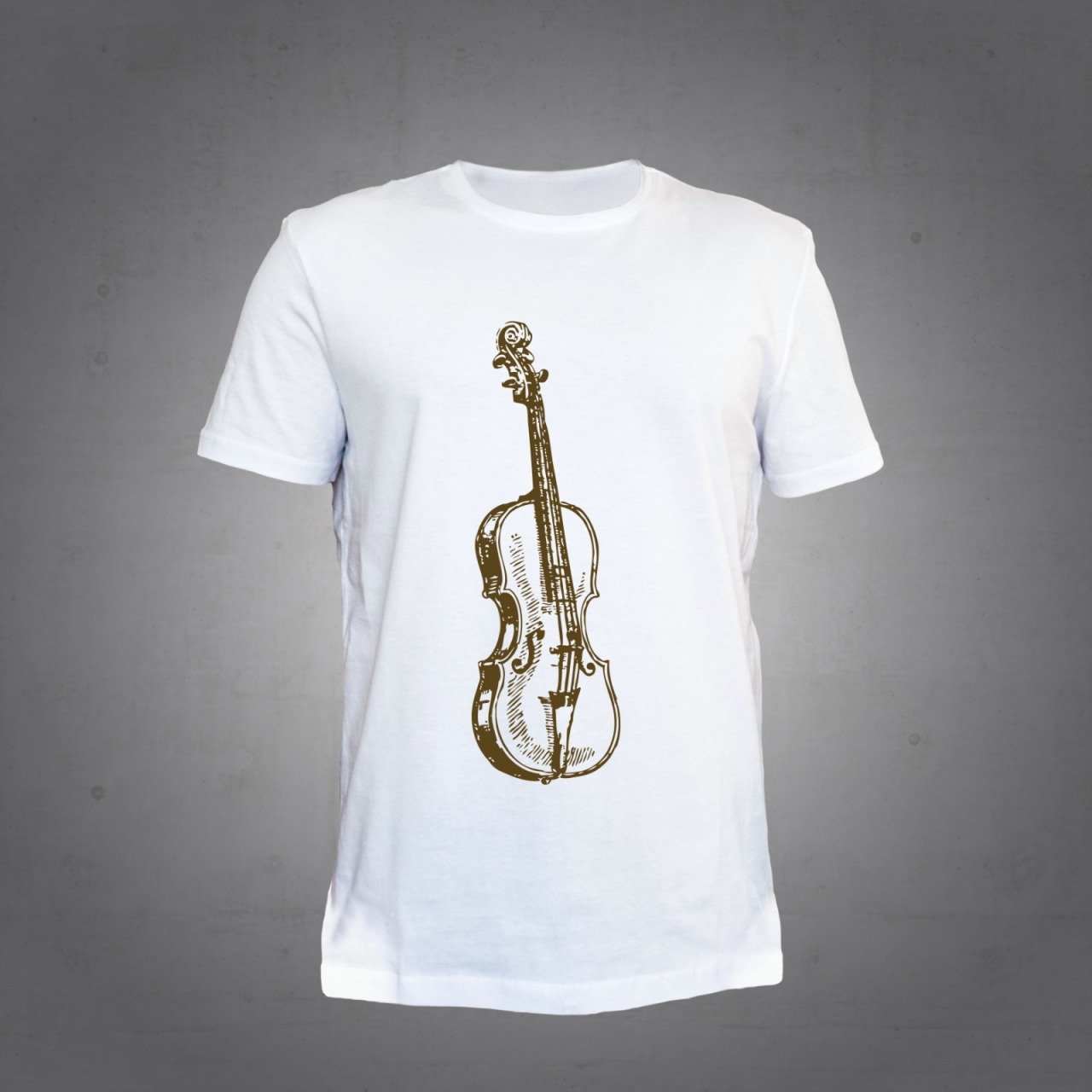 Keman Beyaz Tshirt L