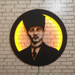 Atatürk Duvar Dekoru 100x100cm