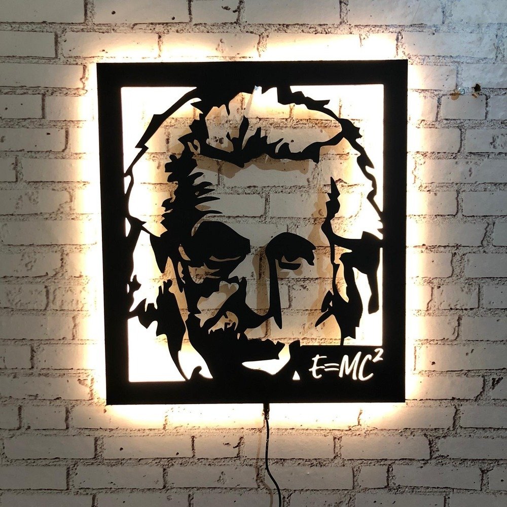 Einstein Duvar Dekoru