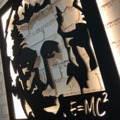 Einstein Duvar Dekoru