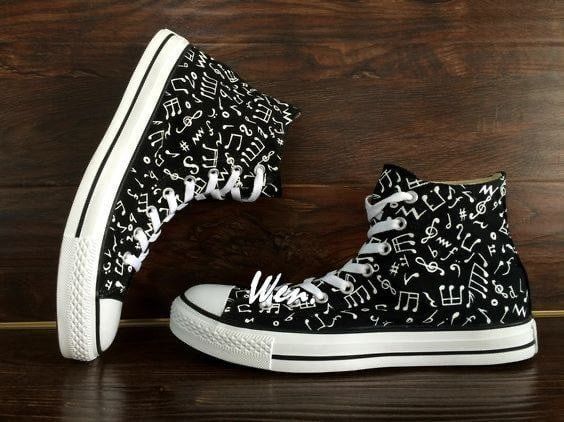 Müzik Nota Ayakkabı