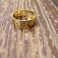 925 Ayar Gümüş Yüzük Gold