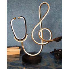 Sol Anahtar Stetoskop Lambader 60x45cm