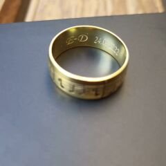 925 Ayar Gümüş Yüzük Gold 9