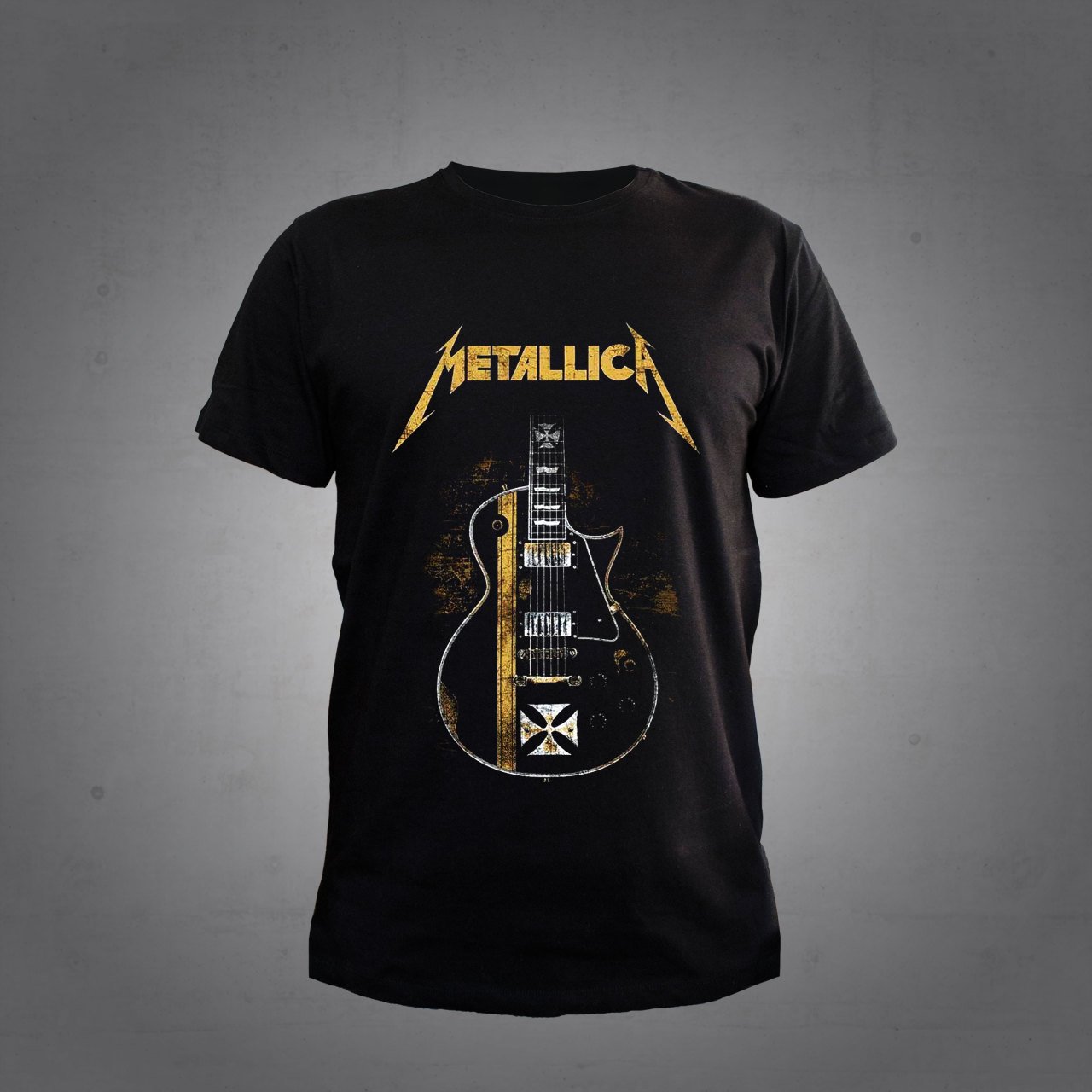 Gitar Metallıca Siyah Tshirt