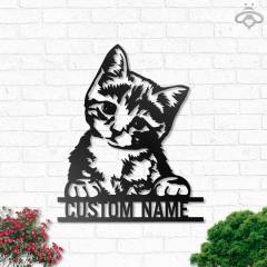 Kedi Duvar Dekoru Işıklı 50x100cm - evet