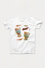 Afrika Beyaz Tshirt L