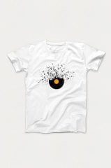Plak Nota Beyaz Tshirt