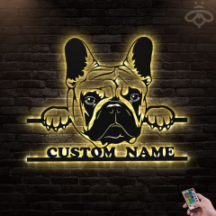 Köpek Duvar Dekoru Işıklı
